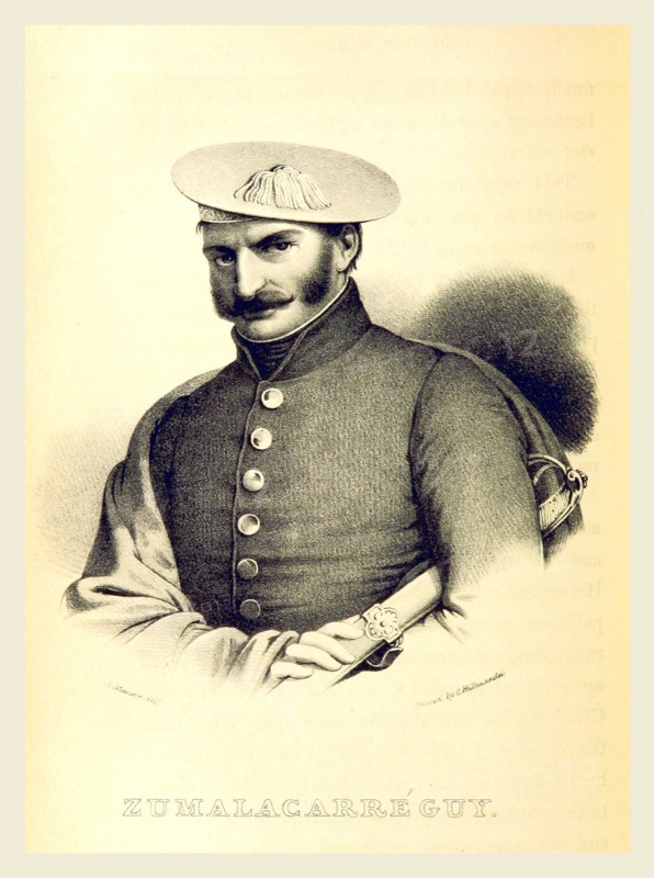 Zumalacarre Guy, 19th century engraving