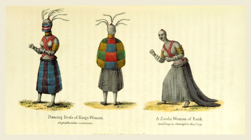 Narrative of a journey to the Zoolu Country, in South Africa  undertaken in 1835, 19th century engraving
