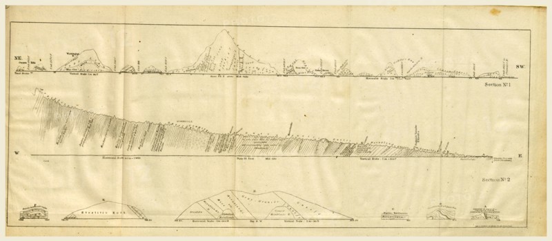 Report on the new map of Maryland, 1836, 19th century engraving