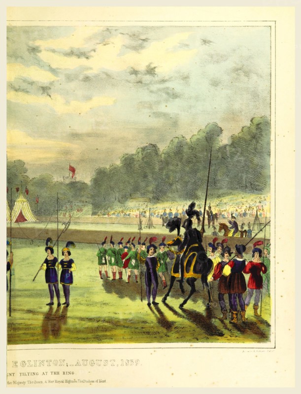 An Account of the Tournament at Eglinton, revised and corrected by several of the Knights, 19th century engraving