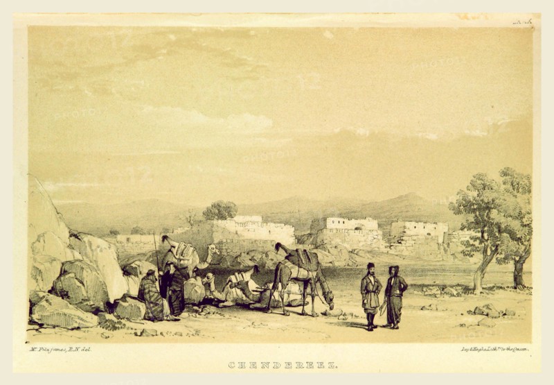 Chendereez, Narrative of the Euphrates Expedition during the years 1835-1837, 19th century engraving