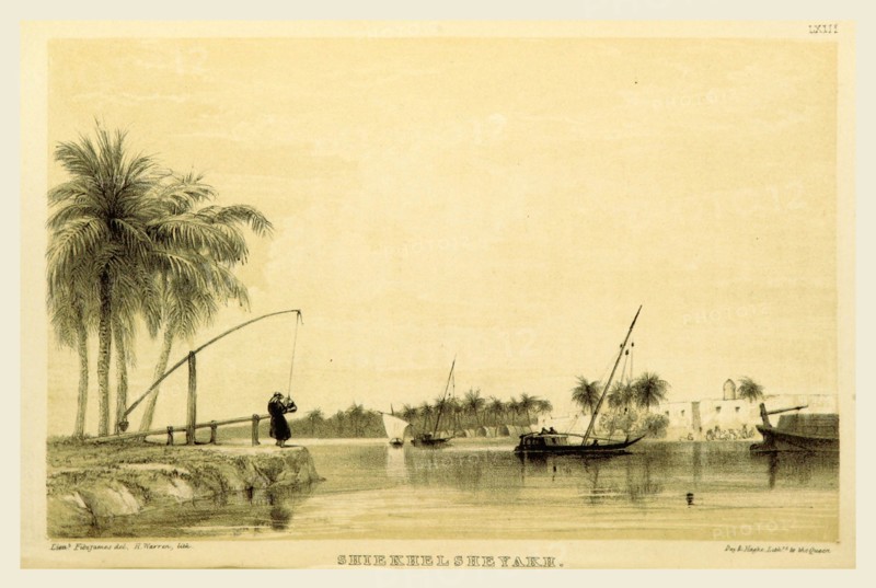 Shiekhelsheyakh, Narrative of the Euphrates Expedition during the years 1835-1837, 19th century engraving