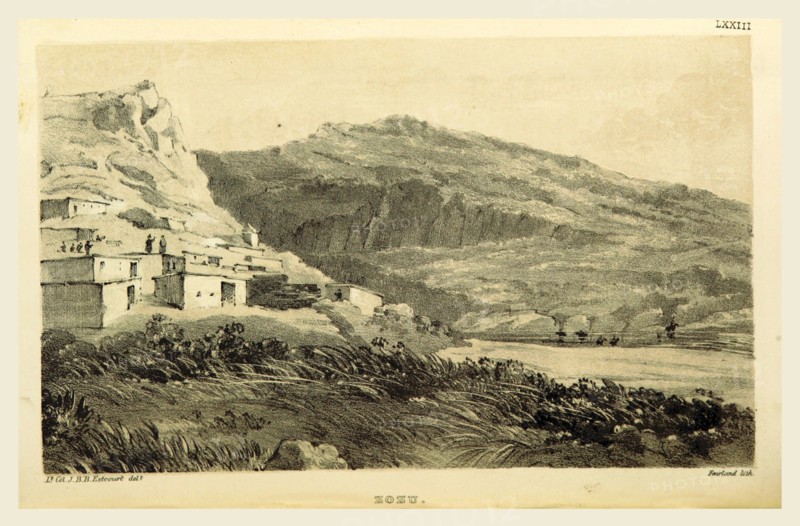 Zozu, Narrative of the Euphrates Expedition carried on by Order of the British Government during the years 1835, 1836, and 1837, 19th century engraving