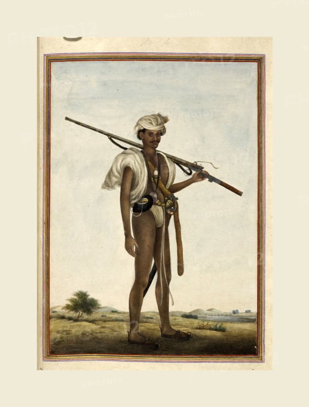 Mevati, a Kshatriya group who lived in the region south-west of Delhi and were warriors more usually termed Meos. Tashrih al-aqvam, an account of origins and occupations of some of the sects, castes, and tribes of India, 1825.