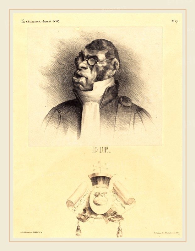 Honoré Daumier (French, 1808-1879), Dupin ainé, 1832, lithograph