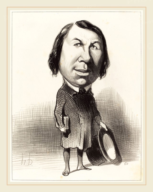 Honoré Daumier (French, 1808-1879), Comte de Montalembert, 1849, lithograph