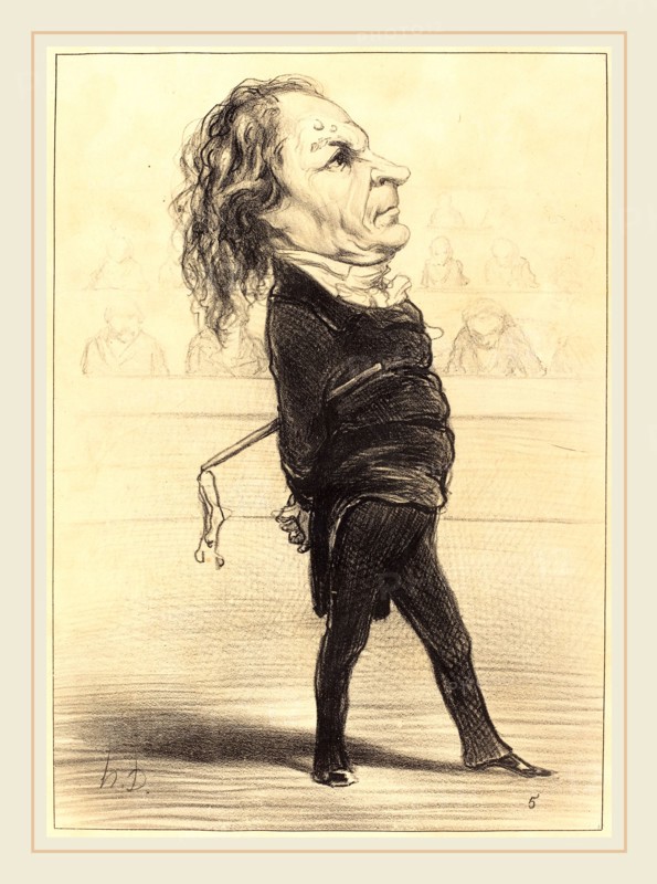Honoré Daumier (French, 1808-1879), Alex. Thomas Marie, 1849, lithograph