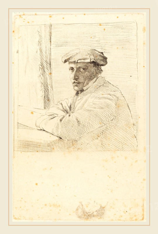 Edgar Degas (French, 1834-1917), The Engraver Joseph Tourny (Le graveur Joseph Tourny), 1857, etching