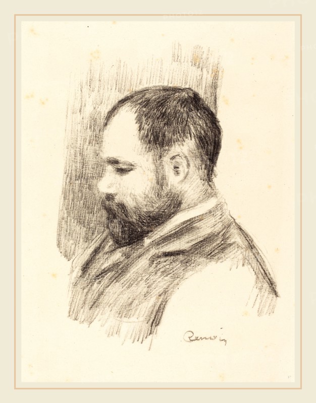 Auguste Renoir, Ambroise Vollard, French, 1841-1919, 1904, lithograph
