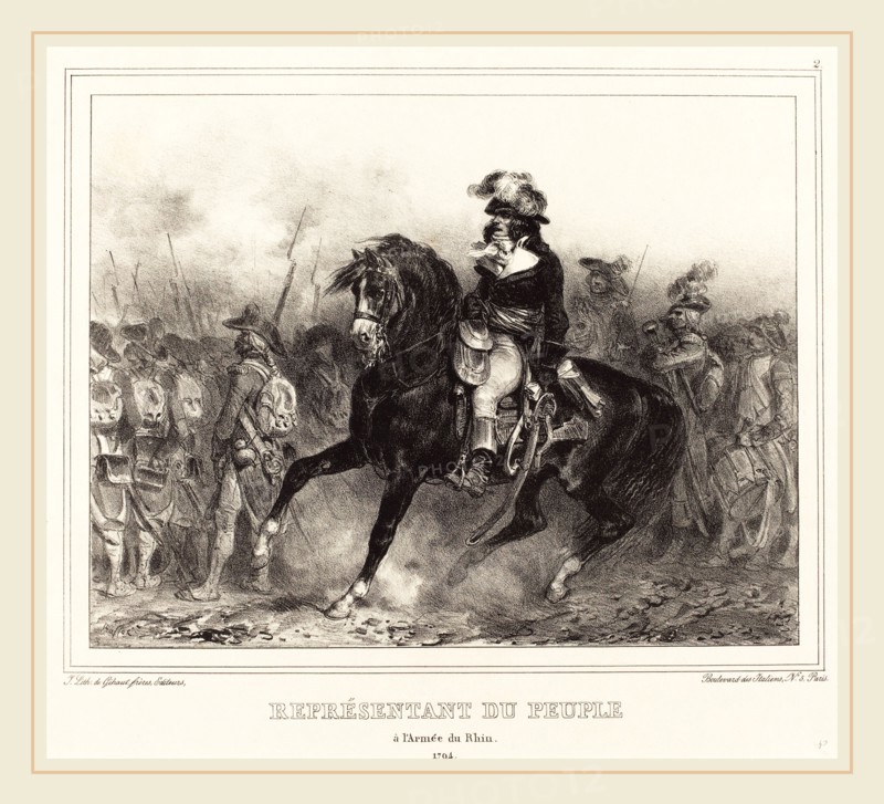Auguste Raffet (French, 1804-1860), Representant du Peuple (Representative of thePeople), 1834, lithograph