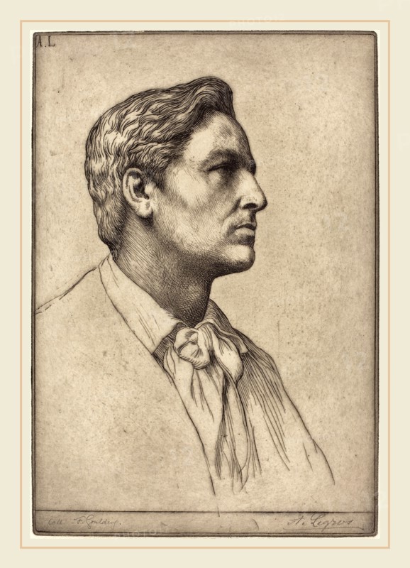 Alphonse Legros, Sir Charles Holroyd, French, 1837-1911, etching