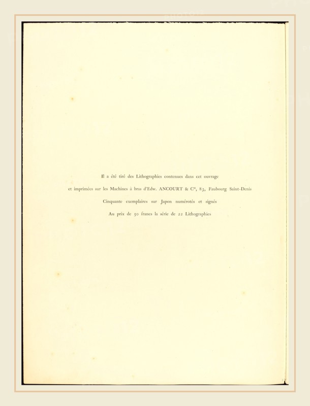 Henri de Toulouse-Lautrec and Henri-Gabriel Ibels (French, 1864-1901), Le cafe-concert, published 1893, portfolio with twenty-two lithographs, 11 by Toulouse-Lautrec and 11 by Ibels