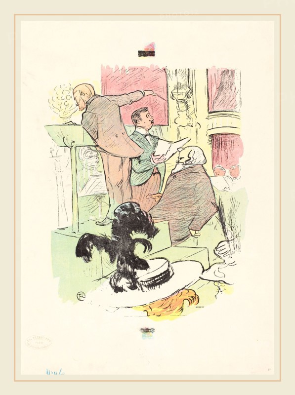 Henri de Toulouse-Lautrec (French, 1864-1901), Les grands concerts de l'opera, 1895, 6-color photomechanical process