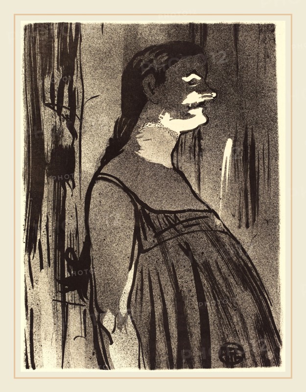 Henri de Toulouse-Lautrec (French, 1864-1901), Madame Abdala, 1893, lithograph in black on velin paper