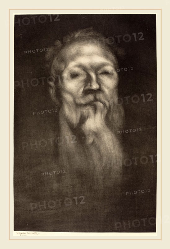 EugÃ¨ne CarriÃ¨re (French, 1849-1906), Rodin, 1897, lithograph