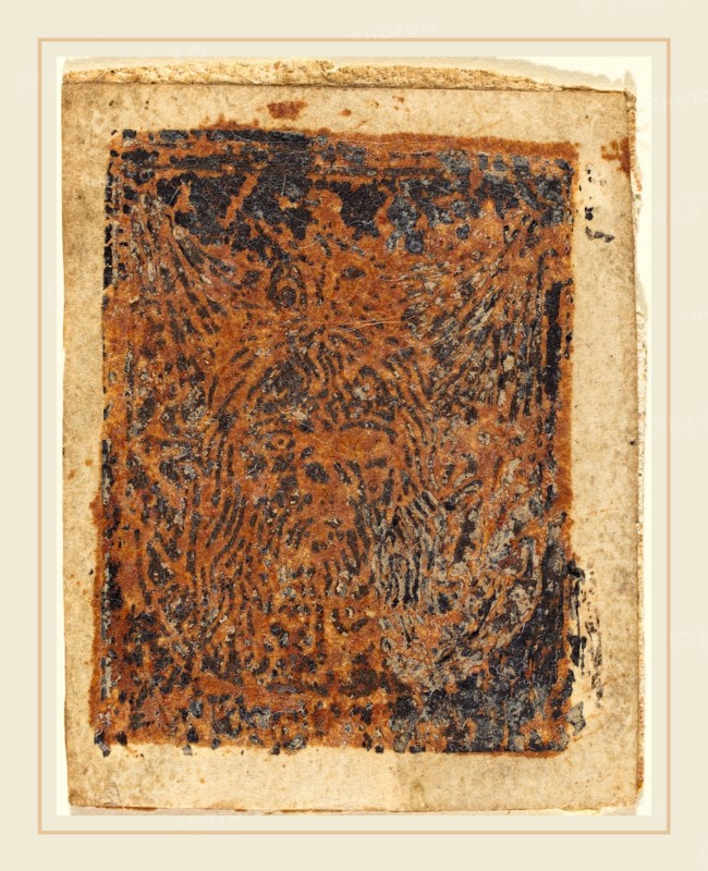 German 15th Century, The Sudarium, c. 1480, paste print