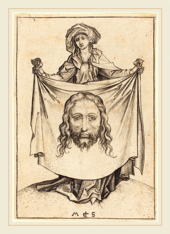Martin Schongauer (German, c. 1450-1491), Saint Veronica, c. 1480, engraving
