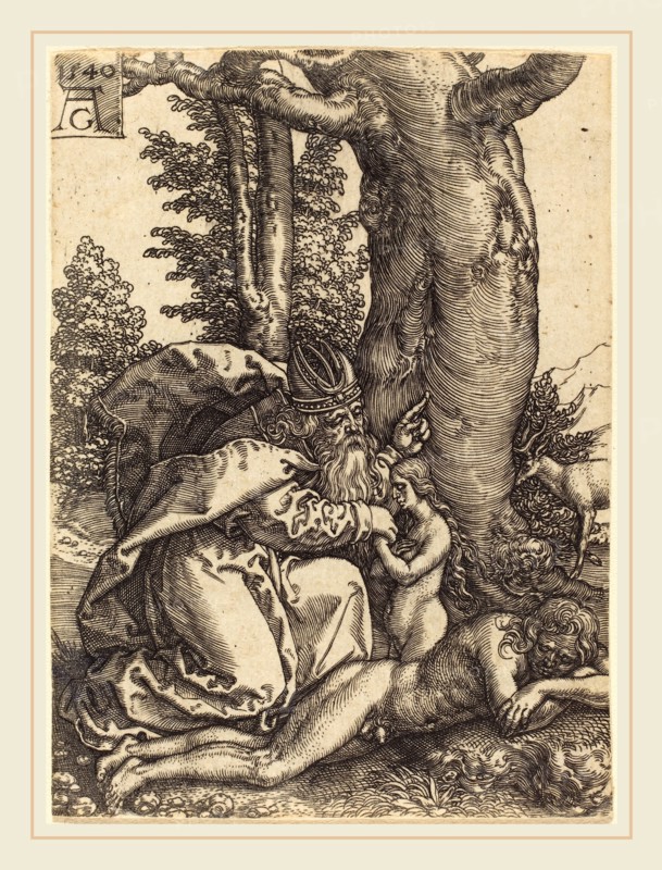 Heinrich Aldegrever (German, 1502-1555-1561), The Creation of Eve, 1540, etching