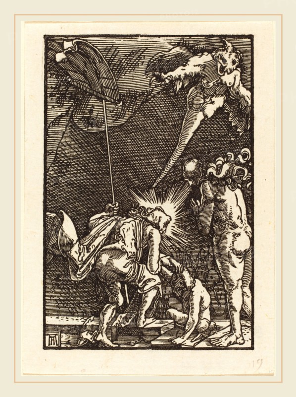 Albrecht Altdorfer (German, 1480 or before-1538), Christ Descending into Hell, c. 1513, woodcut
