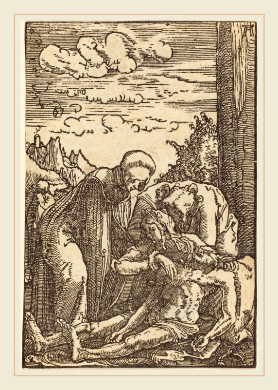 Albrecht Altdorfer (German, 1480 or before-1538), The Lamentation of Christ, c. 1513, woodcut