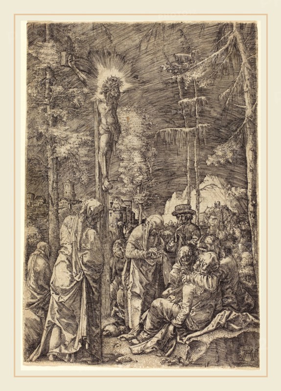 Albrecht Altdorfer (German, 1480 or before-1538), The Large Crucifixion, c. 1515-1517, engraving