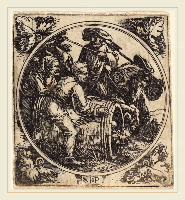 Sebald Beham (German, 1500-1550), Regulus, etching