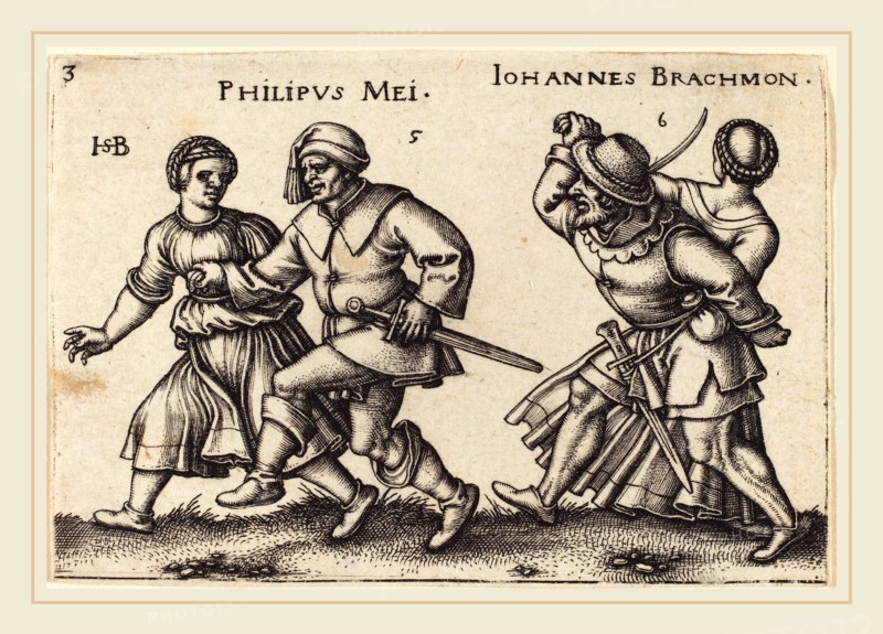 Sebald Beham (German, 1500-1550), May and June, 1546-1547, engraving