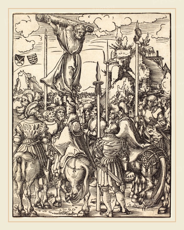 Lucas Cranach the Elder (German, 1472-1553), Saint Philip, woodcut