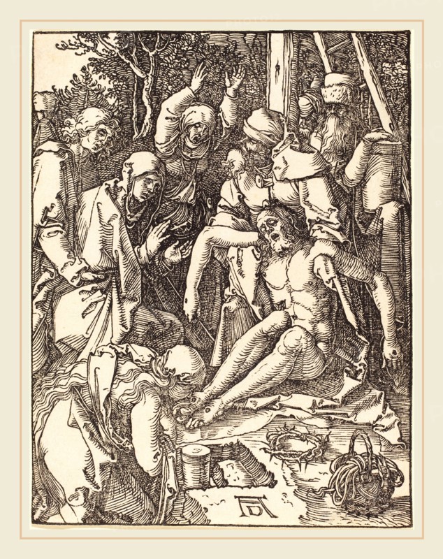 Albrecht DÃ¼rer (German, 1471-1528), The Lamentation, probably c. 1509-1510, woodcut