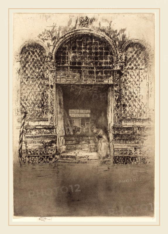 James McNeill Whistler (American, 1834-1903), The Doorway, 1880, etching