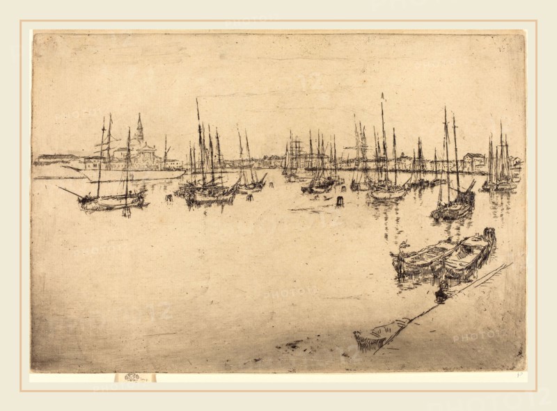 James McNeill Whistler (American, 1834-1903), San Giorgio, 1880, etching