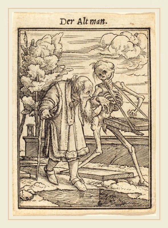 Hans Holbein the Younger (German, 1497-1498-1543), Old Man, woodcut