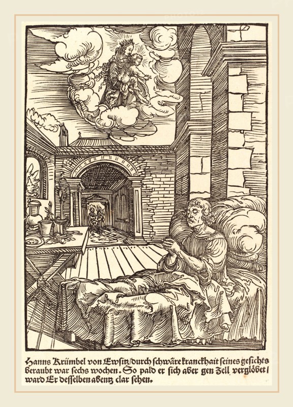 Master of the Miracles of Mariazell (German, active early 16th century), Hanns Krumbel von Ewsitz, c. 1503, woodcut