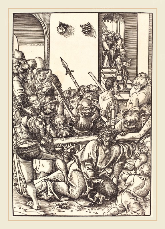 Lucas Cranach the Elder (German, 1472-1553), Christ Bearing the Cross, in or before 1509, woodcut
