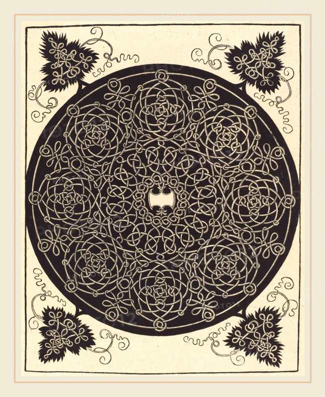 Albrecht DÃ¼rer (German, 1471-1528), The Fifth Knot (with a six-pointed white shield), probably 1506-1507, woodcut