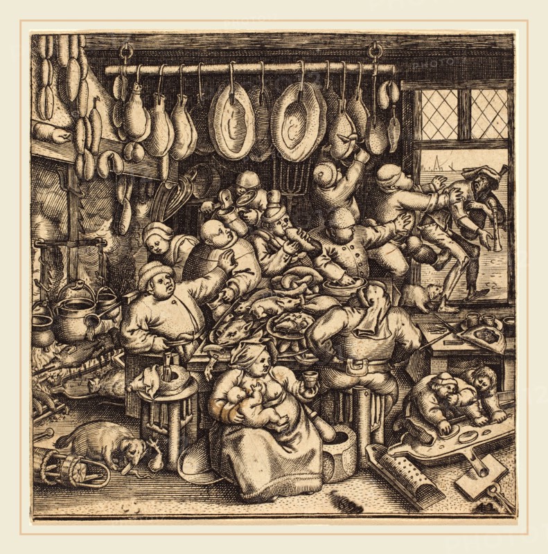 Andreas Bretschneider III (German, c. 1578-c. 1640), Exempel und Lehr Jetziger Welt Lauf, published 1622, etching