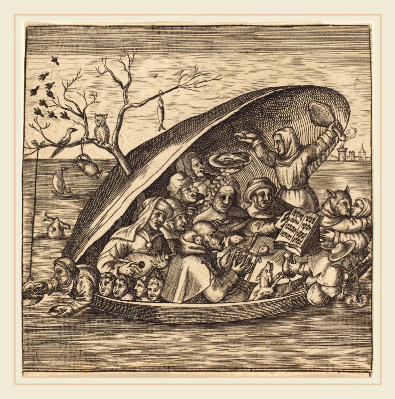 Andreas Bretschneider III (German, c. 1578-c. 1640), Exempel und Lehr Jetziger Welt Lauf, published 1622, etching