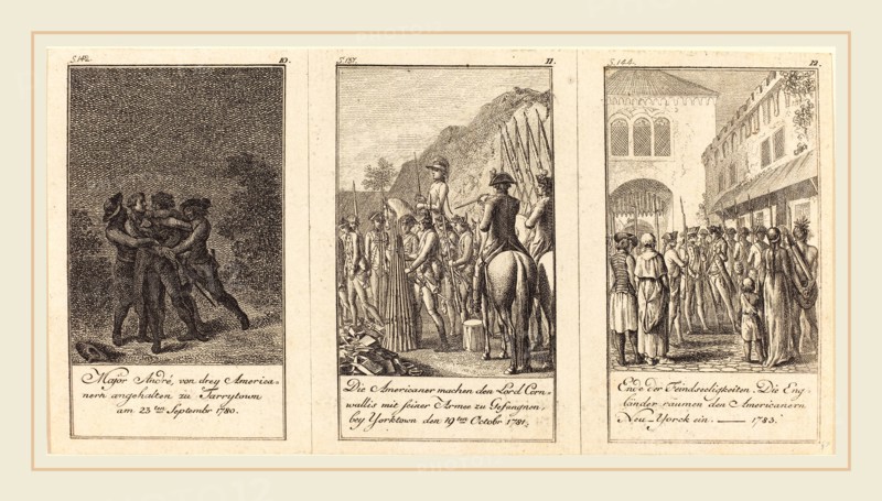 Daniel Nikolaus Chodowiecki (German, 1726-1801), The History of the United States, 1783-1784, etching