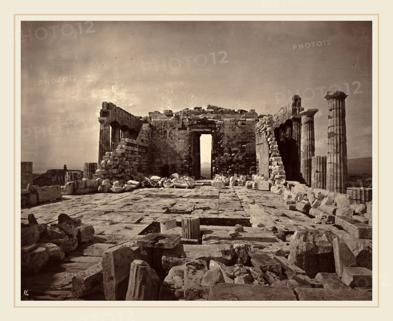 William James Stillman (American, 1828-1901), The Acropolis of Athens, plate 14, 1869-1870, carbon print