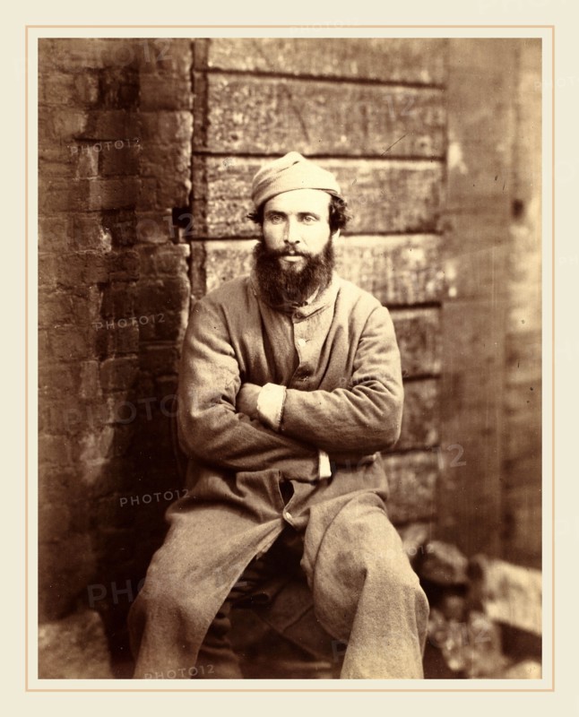 Robert Howlett (British, 1831-1858), John Dryden, 1856, albumen print from collodion negative