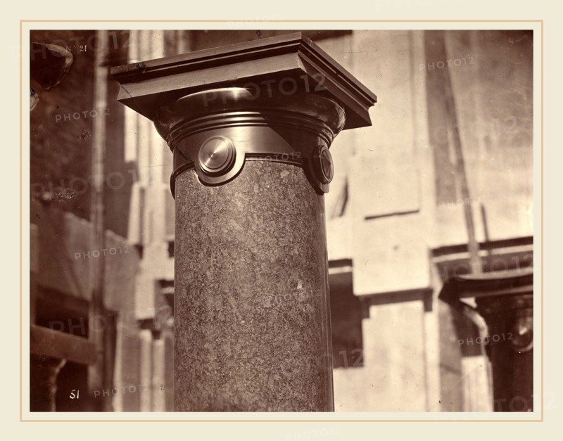 Louis-Ãâmile Durandelle (French, 1839-1917), Rostral Column, 1868, albumen print, printed 1878-1881