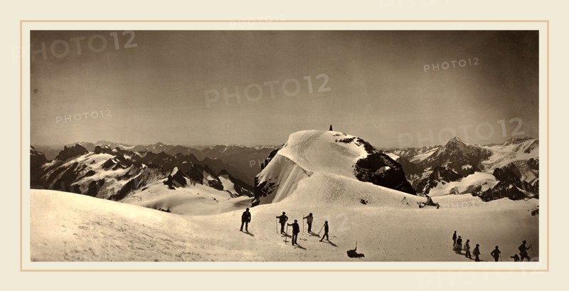 Adolphe Braun (French, 1812-1877), Summit of Mont Titlis, Switzerland, 1866, carbon print