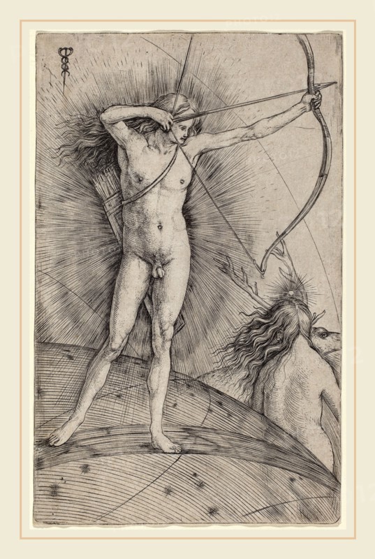 Jacopo de' Barbari (Italian, c. 1460-1470-1516 or before), Apollo and Diana, c. 1503-1504, engraving