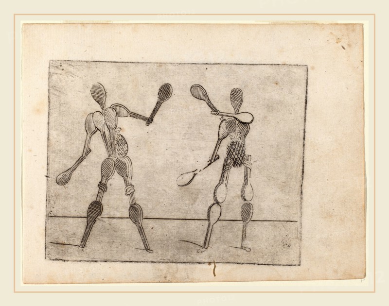 Giovanni Battista Bracelli (Italian, active c. 1624-1649), From "Bizzarie di varie Figure", 1624, etching
