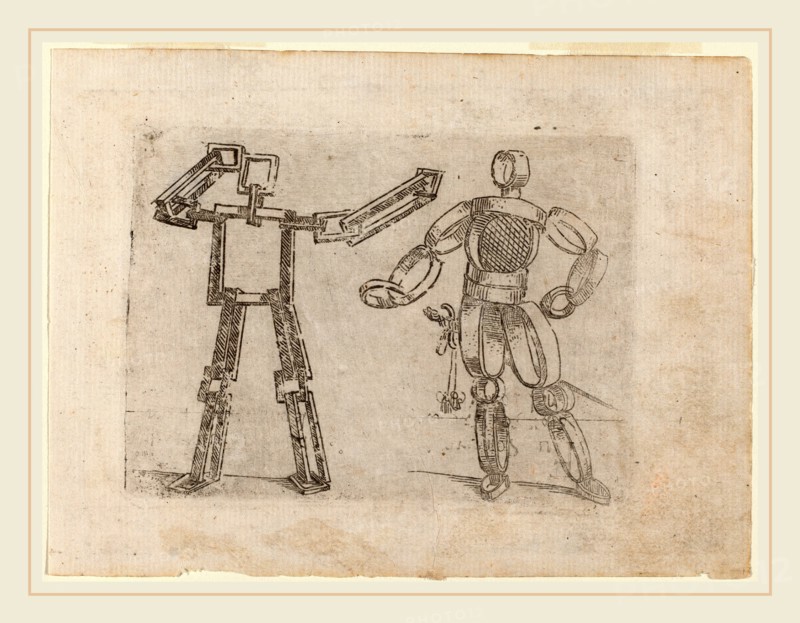 Giovanni Battista Bracelli (Italian, active c. 1624-1649), From "Bizzarie di varie Figure", 1624, etching