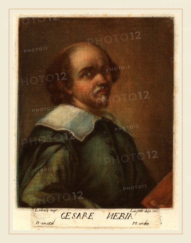Carlo Lasinio (Italian, 1759-1838), Cesare Nebbla, color mezzotint