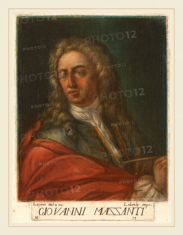 Carlo Lasinio (Italian, 1759-1838), Giovanni Mazzanti, color mezzotint