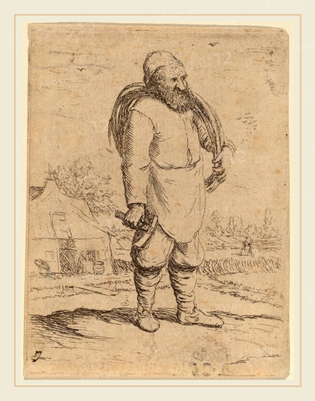 Willem Basse (Dutch, 1613 or 1614-1672), A Cooper, c. 1630-1660, etching on laid paper