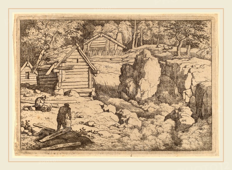 Allart van Everdingen (Dutch, 1621-1675), The Carpenter, probably c. 1645-1656, etching