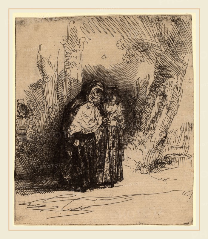 Rembrandt van Rijn (Dutch, 1606-1669), The Spanish Gypsy "Preciosa", c. 1642, etching